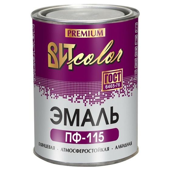 Эмаль ВИТcolor ПФ-115 шоколад ГОСТ 0,8кг