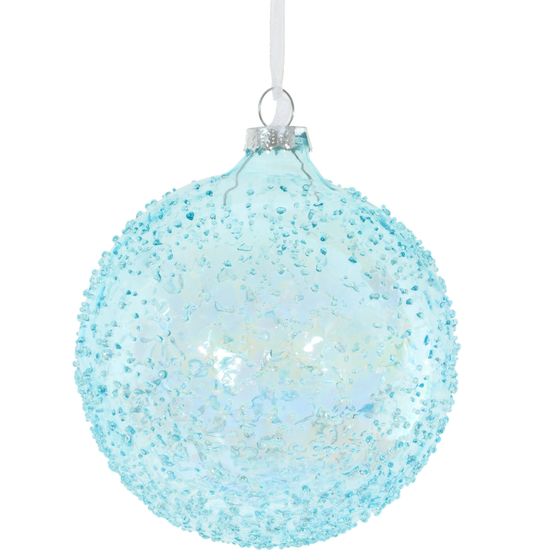 Украшение новогоднее "Шар", D 10 см, L10 W10 H10 см, 3в.