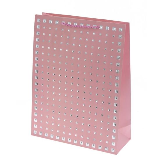 Пакет подарочный (бумага 210г/м2, блок микс 12шт), L31 W12 H40 см, 4в.