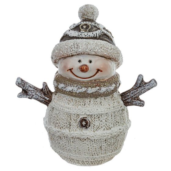 Фигурка декоративная &quot;Снеговик&quot;, L8 W4 H8,5 см, 2в.