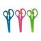 !09 НАБОР 8 ШТУК - Ножницы детские 13 см, пластиковые, фиксатор, закруглённые концы, корпус МИКС