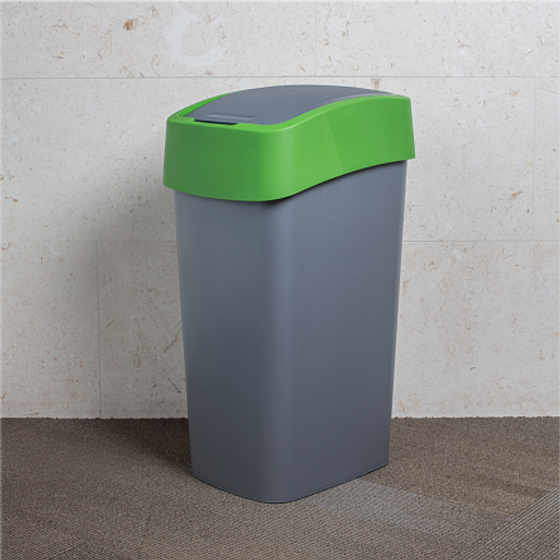 Контейнер для мусора FLIP BIN 50л зеленый