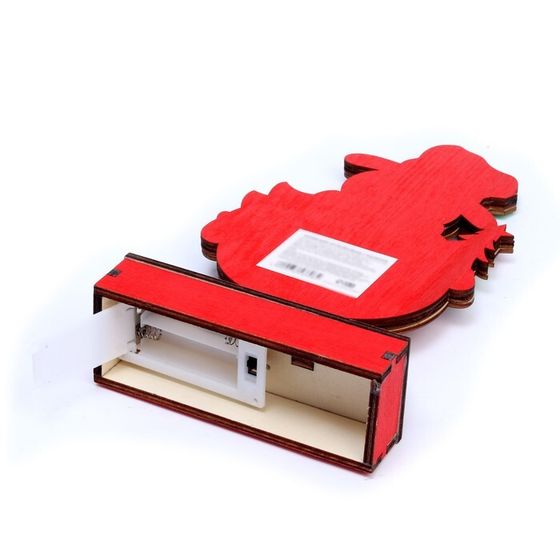 !Новогодний декор с подсветкой «Весёлый снеговик» 13 × 5 × 24 см