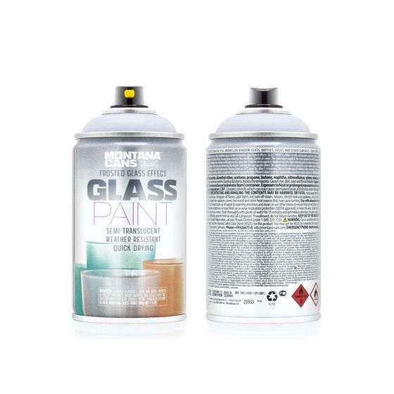 Полупрозрачная краска MONTANA GLASS PAINT светло-лиловая 0,25л