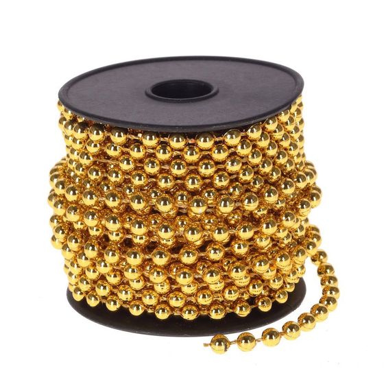 Украшение новогоднее &quot;Бусы&quot;, D 0.4 см, L1000 W0,5 H0,5 см