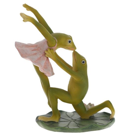 Фигурка декоративная "Лягушки", Д16 Ш8 В19 см