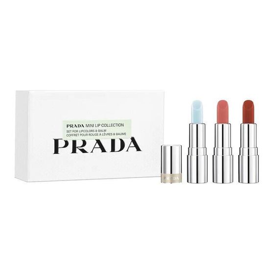 PRADA Mini Hydrating Lipstick Makeup Sets Easy To Blend Long-Lasting 3 Pack