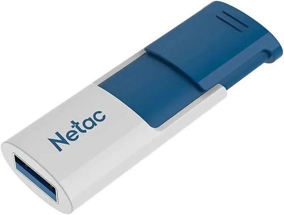 Флеш диск 64Gb Netac U182 (NT03U182N-064G-30BL) USB3.0 синий/белый