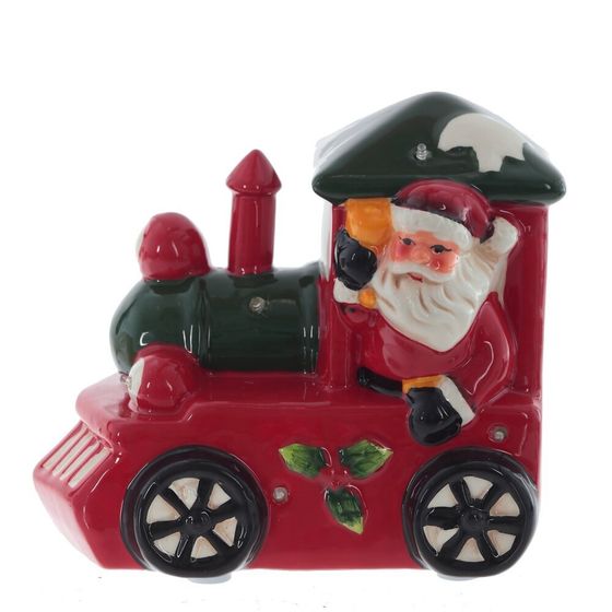 Фигурка декоративная &quot;Поезд&quot; с подсветкой (АААх3, н/п), L17 W11 H16 см