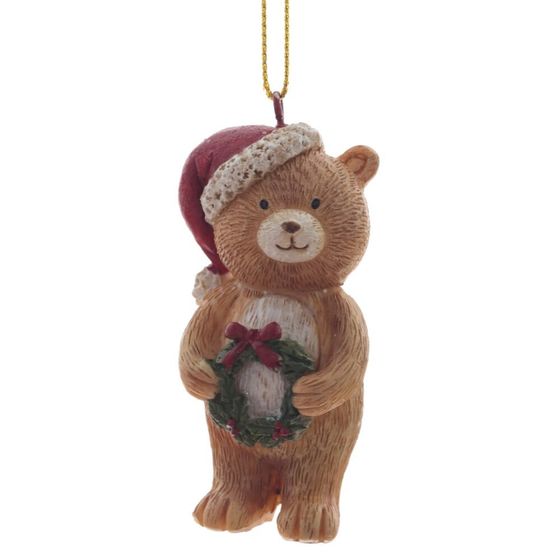 Изделие декоративное подвесное &quot;Медвежонок&quot;, L3,5 W3,5 H7 см, 2в.