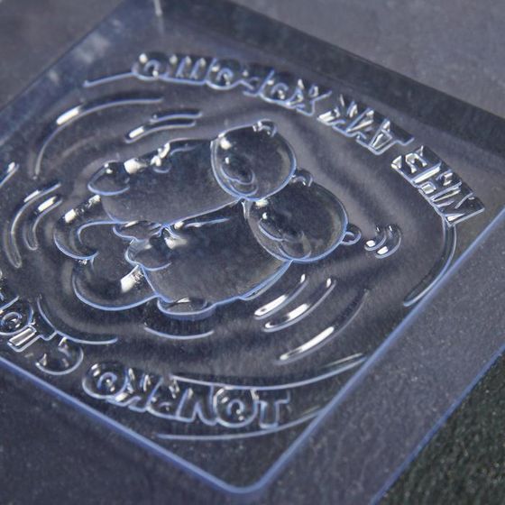 !09 НАБОР 2 ШТУКИ -Форма для шоколада и конфет «Плитка. Только с тобой», цвет прозрачный