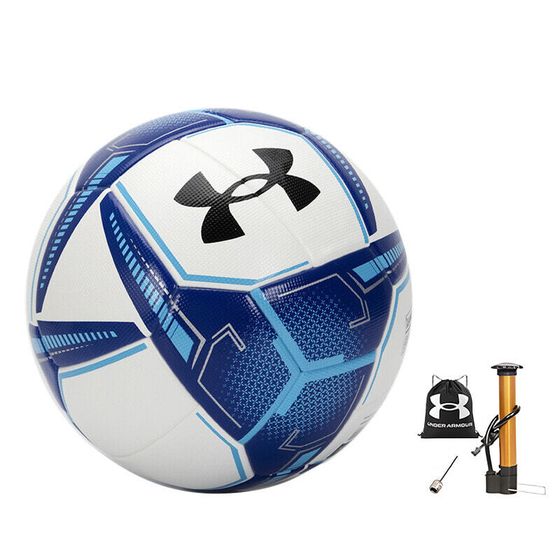 Under Armour Size 5 Soccer Machine Stitched Soccer Ball Unisex White Blue