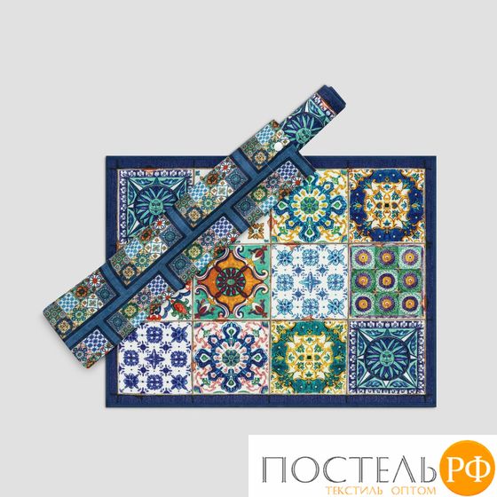ЭФИСИО син. Подставка для сервировки стола 45x32-2, 2 пр.