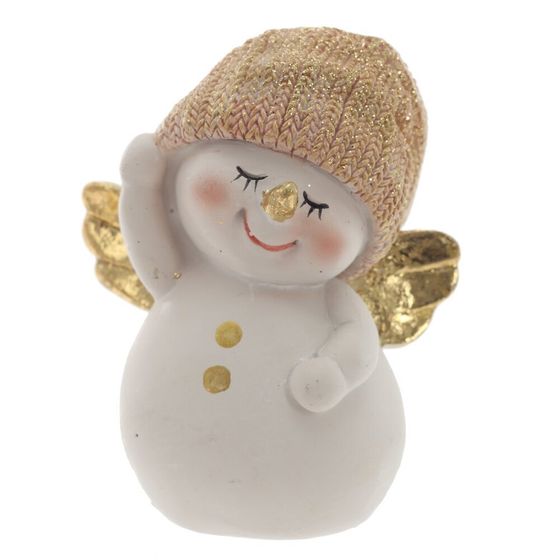 Фигурка декоративная "Снеговик", L6 W3,5 H7 см, 2в.