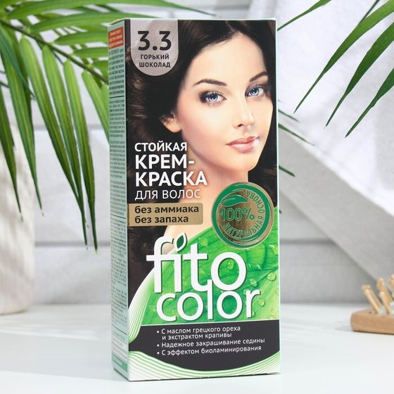Стойкая крем-краска для волос Fitocolor, тон горький шоколад, 115 мл