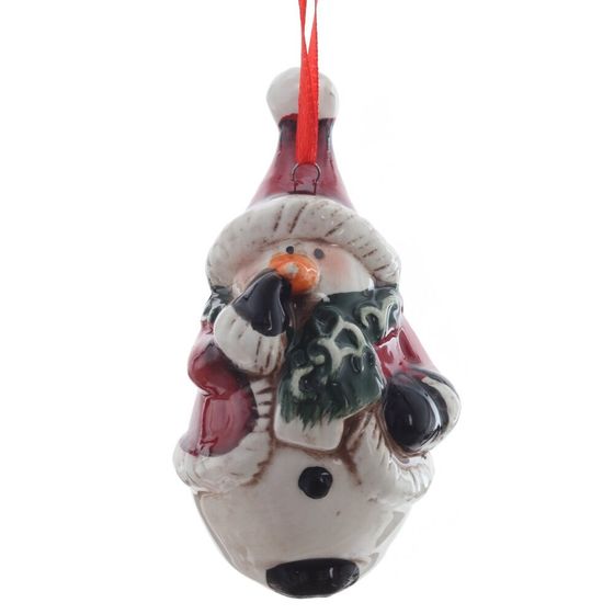 Украшение новогоднее &quot;Снеговик/Дед Мороз&quot;, L5,5 W4 H8,5 см, 6в.