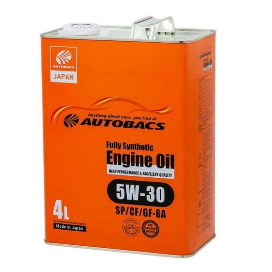 Масло Autobacs ENGINE OIL FS 5W-30 SP/CF/GF-6А, 4 л