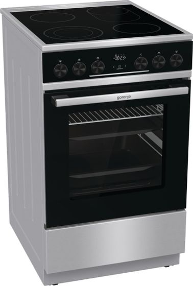 Плита электрическая Gorenje GEC5C61XPA нержавеющая сталь (без крышки)
