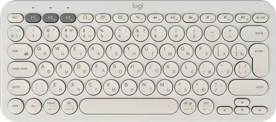 Клавиатура Logitech Keyboard K380 беспров. белый BT (920-009589)