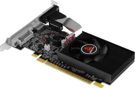 Видеокарта Biostar PCI-E G210-1GB D3 LP NVIDIA GeForce 210 1Gb 64bit DDR3 589/1333 DVIx1 HDMIx1 CRTx1 Ret low profile