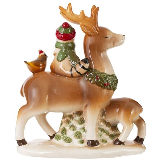 Фигурка декоративная &quot;Олени&quot;, L18 W9 H21 см