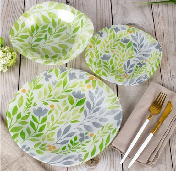 Тарелка обеденная ALVIS GREEN 27см