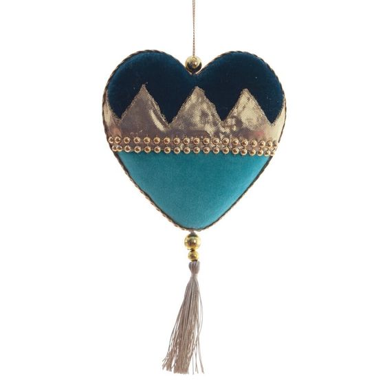 Украшение новогоднее  &quot;Сердце&quot;, L13 W3 H22 см, 4в.