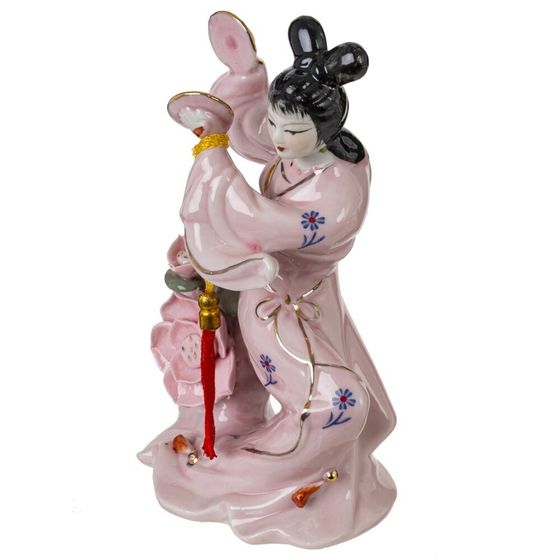 Фигурка декоративная &quot;Гейша&quot; (блок 4 шт), Д11,5 Ш6,5 В15 см, 4в.