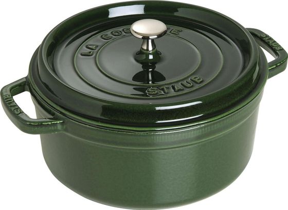 STAUB Garnek STAUB żeliwny okrągły 3.8 ltr zielony