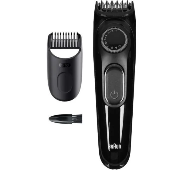 Машинка для стрижки (триммер) Braun BT3324 аккум. насадки:1шт черный