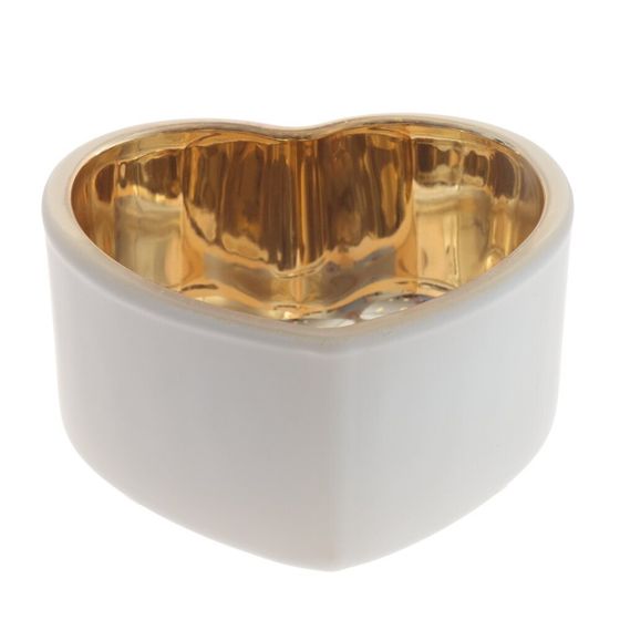 Подсвечник, L8 W8 H4 см, 2в.