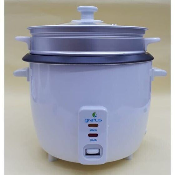 GRATUS RICE COOKER 1.8 LTR WHITE