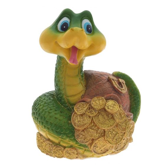 Копилка &quot;Змея&quot;, L7,5 W7 H10 см, 4в.