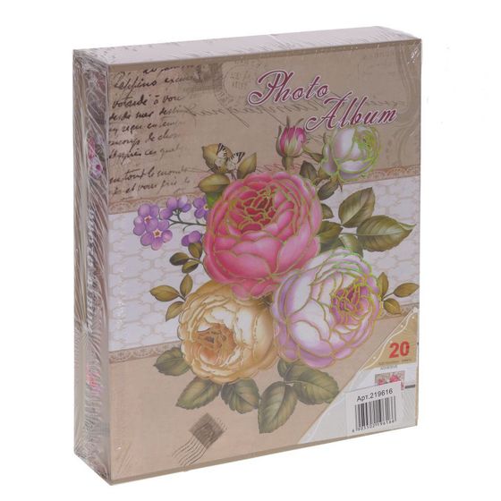 Фотоальбом для 200 фото 10*15, Д21 Ш5,5 В26,5 см, 2в.