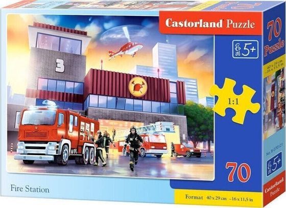 Castorland Puzzle 70 Fire station CASTOR