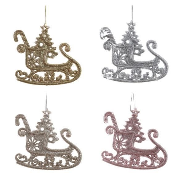 Изделие декоративное подвесное &quot;Сани&quot;, L12 W0,5 H10 см, 4в.