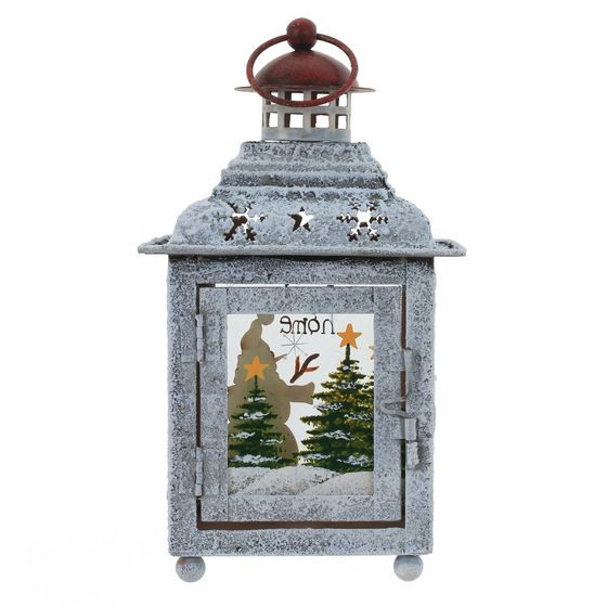 Подсвечник &quot;Фонарик&quot;, L12,5 W12,5 H23,5 см