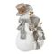 Фигурка декоративная "Снеговики", L14,5 W9,5 H16,5 см