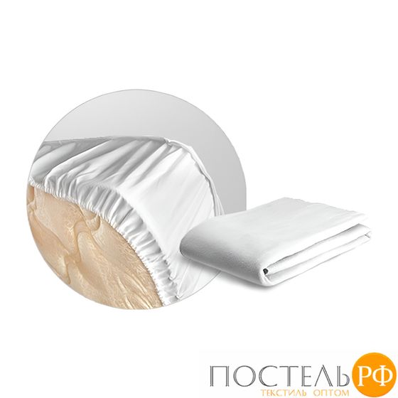 Простынь АкваСтоп Махра на резинке160гр/м2 100% хлопок 80x200+25