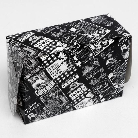 !Упаковка на 6 капкейков с окном 2 штуки "Cook Book", 25 х 17 х 10 см.