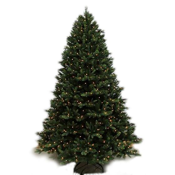 Ёлка искусственная &quot;Финляндия&quot;, D152 см, H228 см, 3360 веток, с подсвет 650 LED ламп, от сети