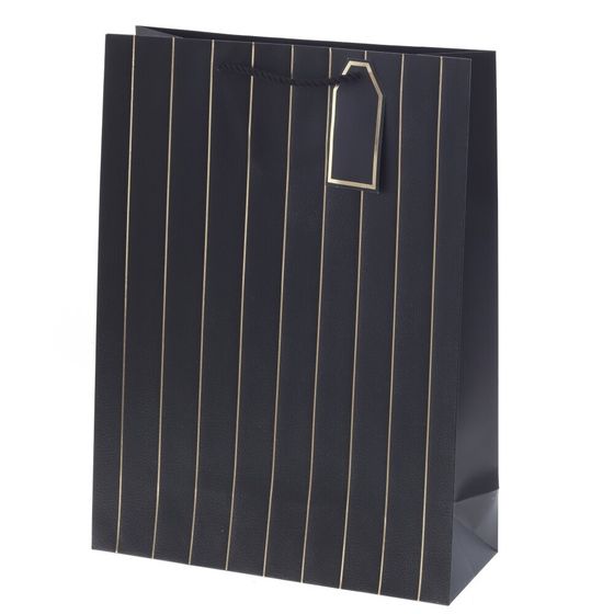 Пакет подарочный (бумага 210г/м2, блок 12шт), L31 W12 H42 см, 9в.