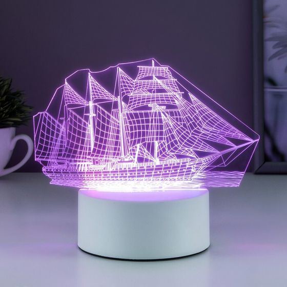 Светильник &quot;Фрегат&quot; LED RGB от сети 9,5х15х16см RISALUX