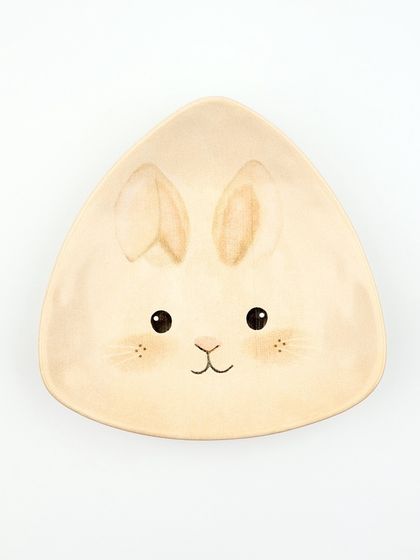 Тарелка керамическая плоская «Зайчик», 13.5×13.5 см, Dolce Ceramo