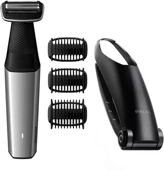 Триммер Philips Series 5000 BG5020/15 аккум. (насадок 3шт) серебристый/черный