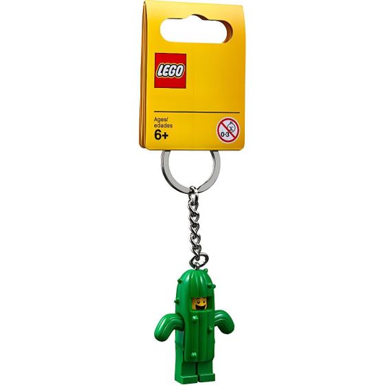 Брелок для ключей LEGO Cactus Boy, строительные блоки 853904