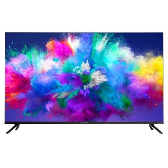 Телевизор QLED MAUNFELD MQT50USD03, 50&quot;,3840x2160,DVB/T2/C/S2,HDMI 3,USB 2,Smart TV,чёрный