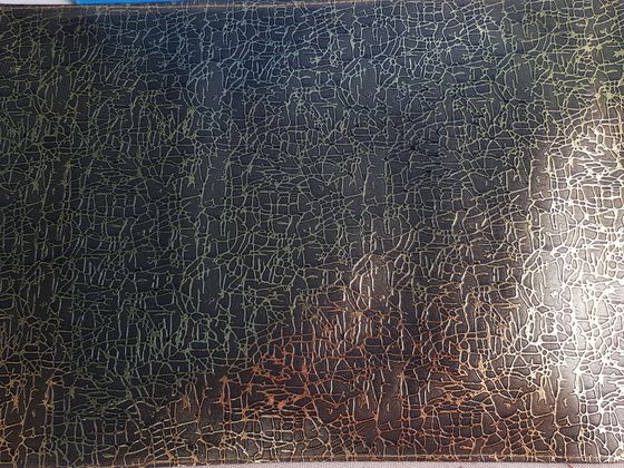 !09 НАБОР 4 ШТУКИ - Салфетка сервировочная "Камни" 40/30 см. цвет золотой