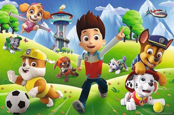 Двусторонний пазл Trefl 24 детали Super Maxi Adventures of Paw Patrol 3in1