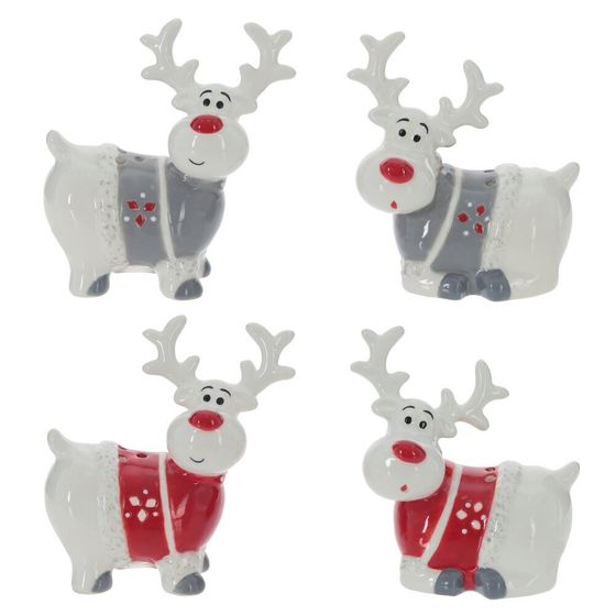 Набор: солонка и перечница &quot;Северный олень&quot;, L8 W4 H8,5 см, 2в.